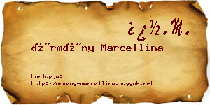 Örmény Marcellina névjegykártya